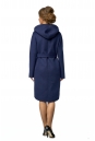 Женское пальто из текстиля с капюшоном 8002210-2