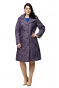 Женское пальто из текстиля с капюшоном 8010034