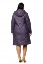Женское пальто из текстиля с капюшоном 8010034-3
