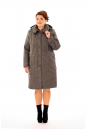 Женское пальто из текстиля с капюшоном 8010424-2