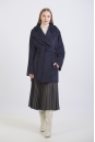 Женское пальто из текстиля с воротником 8011804