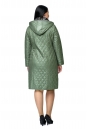 Женское пальто из текстиля с капюшоном, отделка искусственный мех 8011867-3