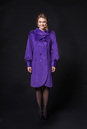Женское пальто из текстиля с воротником 8011969