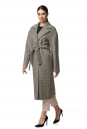 Женское пальто из текстиля с воротником 8013421-2