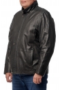 Мужская кожаная куртка из натуральной кожи с воротником 8014320-2