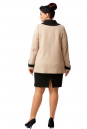 Женское пальто из текстиля с воротником 8015892-3