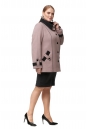 Женское пальто из текстиля с воротником 8015893-2