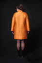 Женское пальто из текстиля с воротником 8015970-3