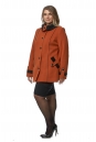 Женское пальто из текстиля с воротником 8019160