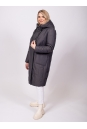 Женское пальто из текстиля с капюшоном 8023440-10