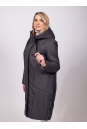 Женское пальто из текстиля с капюшоном 8023440-11