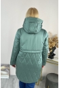 Женское пальто из текстиля с капюшоном 8024091-5